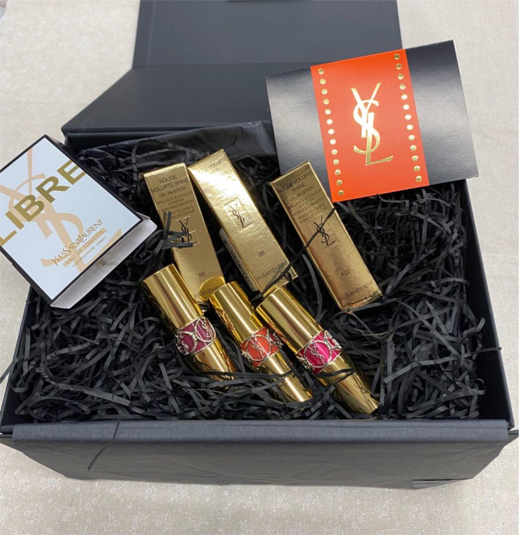 値下げYSLギフトBOX ルージュ3本　リブレオーデトワレ