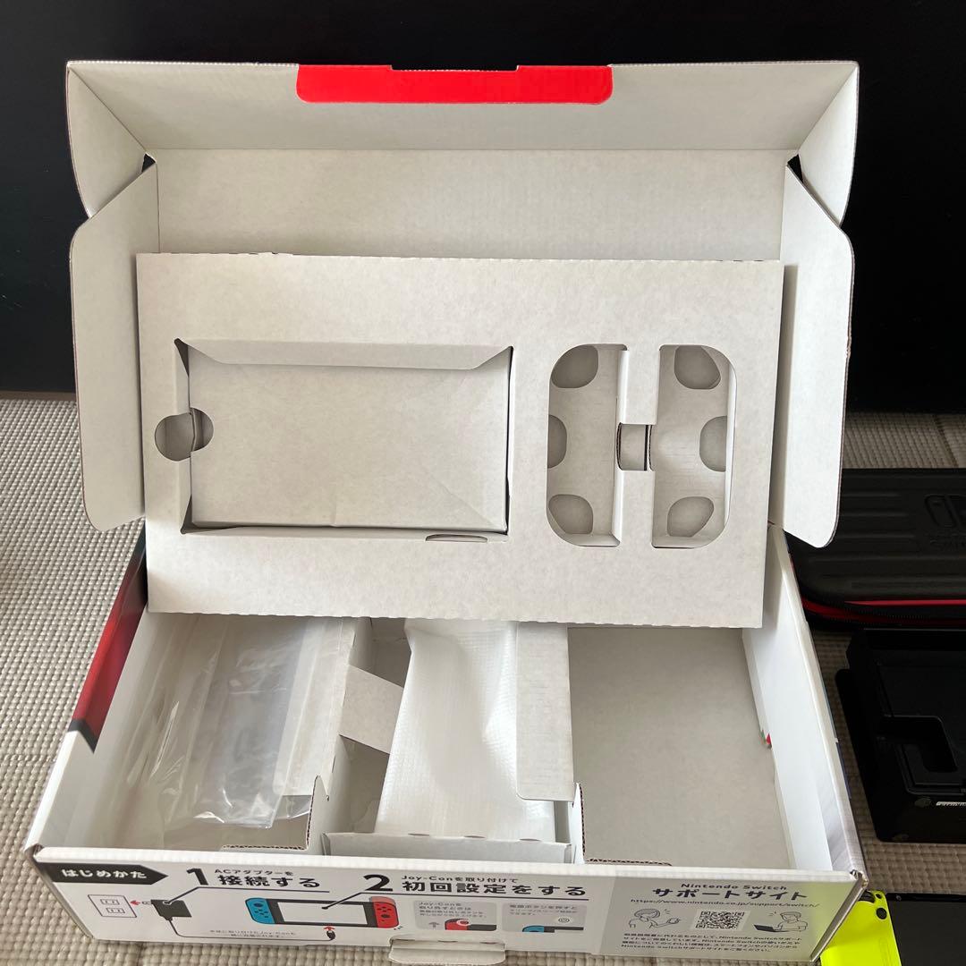 【Nintendo Switch 本体 セット】&【マリオカート用ハンドル付】