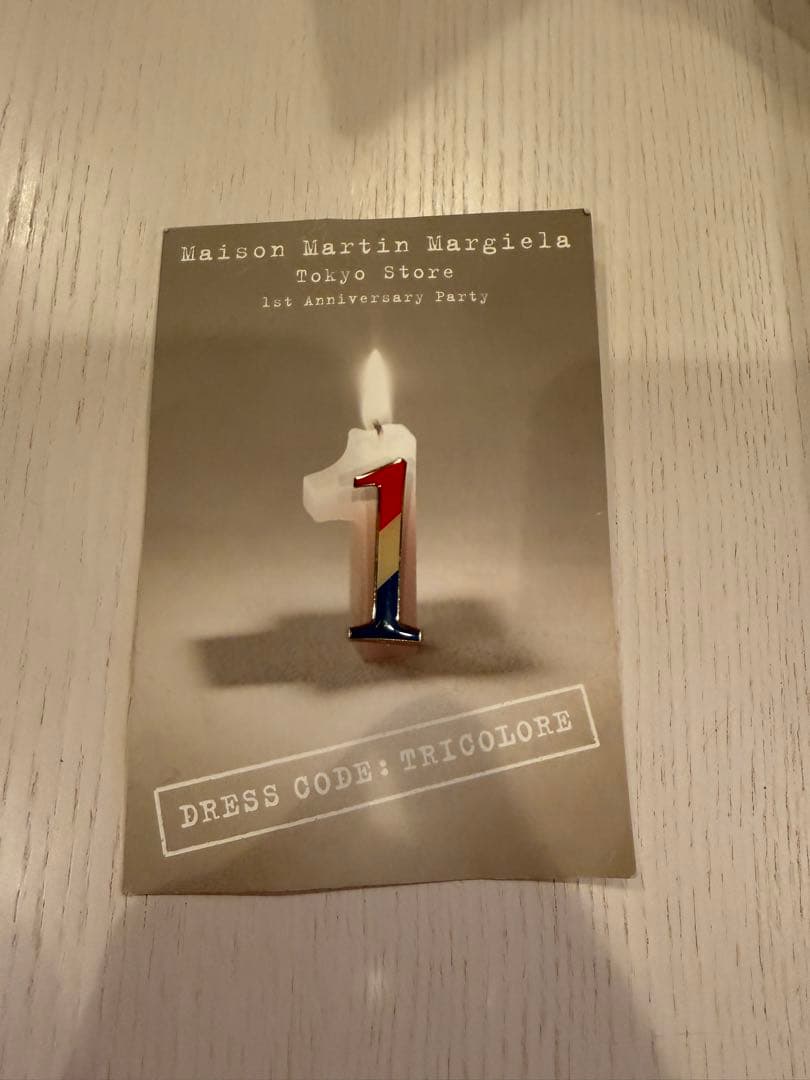 Martin Margiela 1周年記念パーティー ピンバッジ