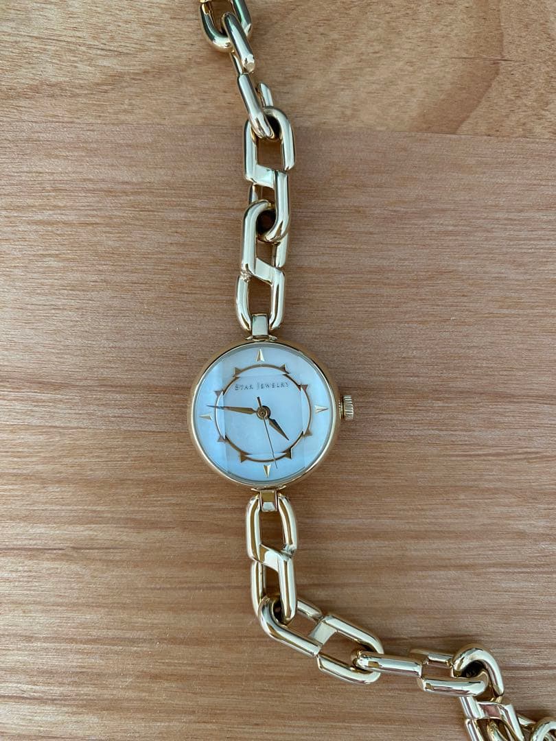 【2024年限定モデル】スタージュエリー チェーンソーラー 腕時計