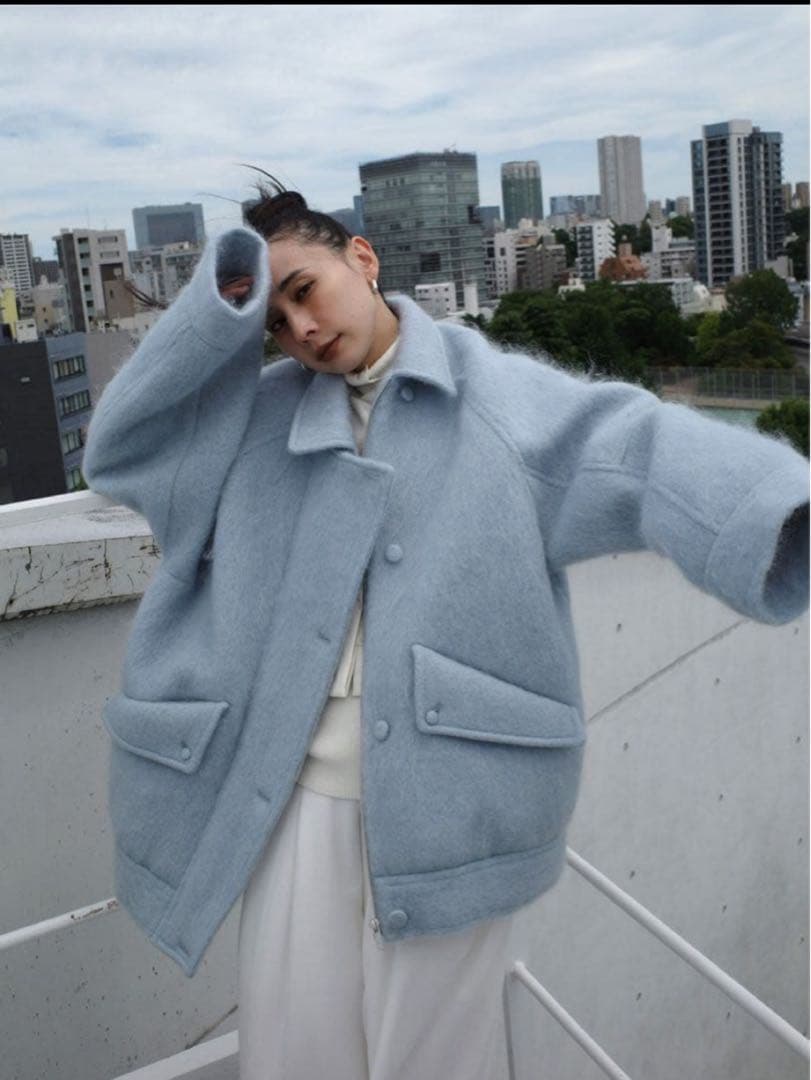 Ameri UND MOHAIR SHAGGY FLIGHT JACKET 新品