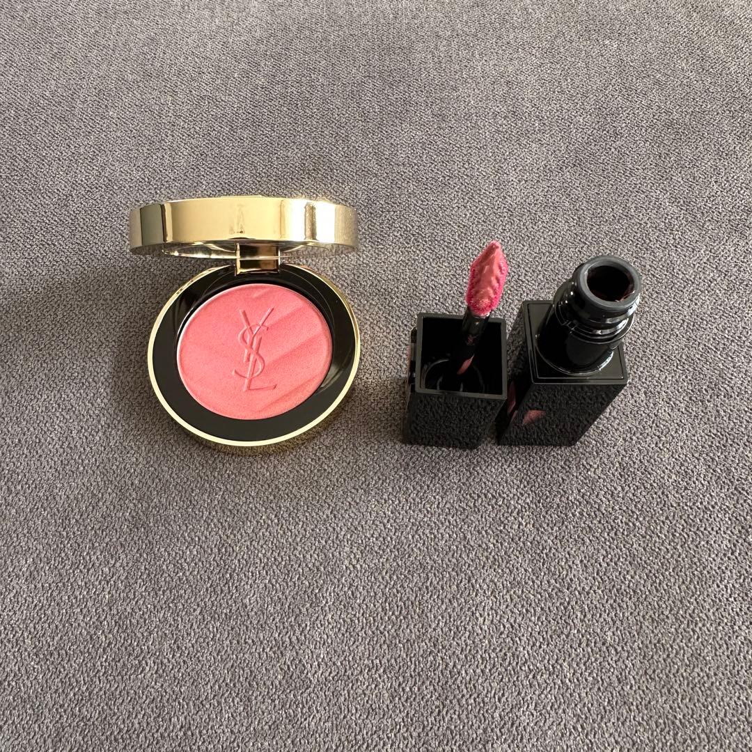YSL リキッドリップとチーク セット