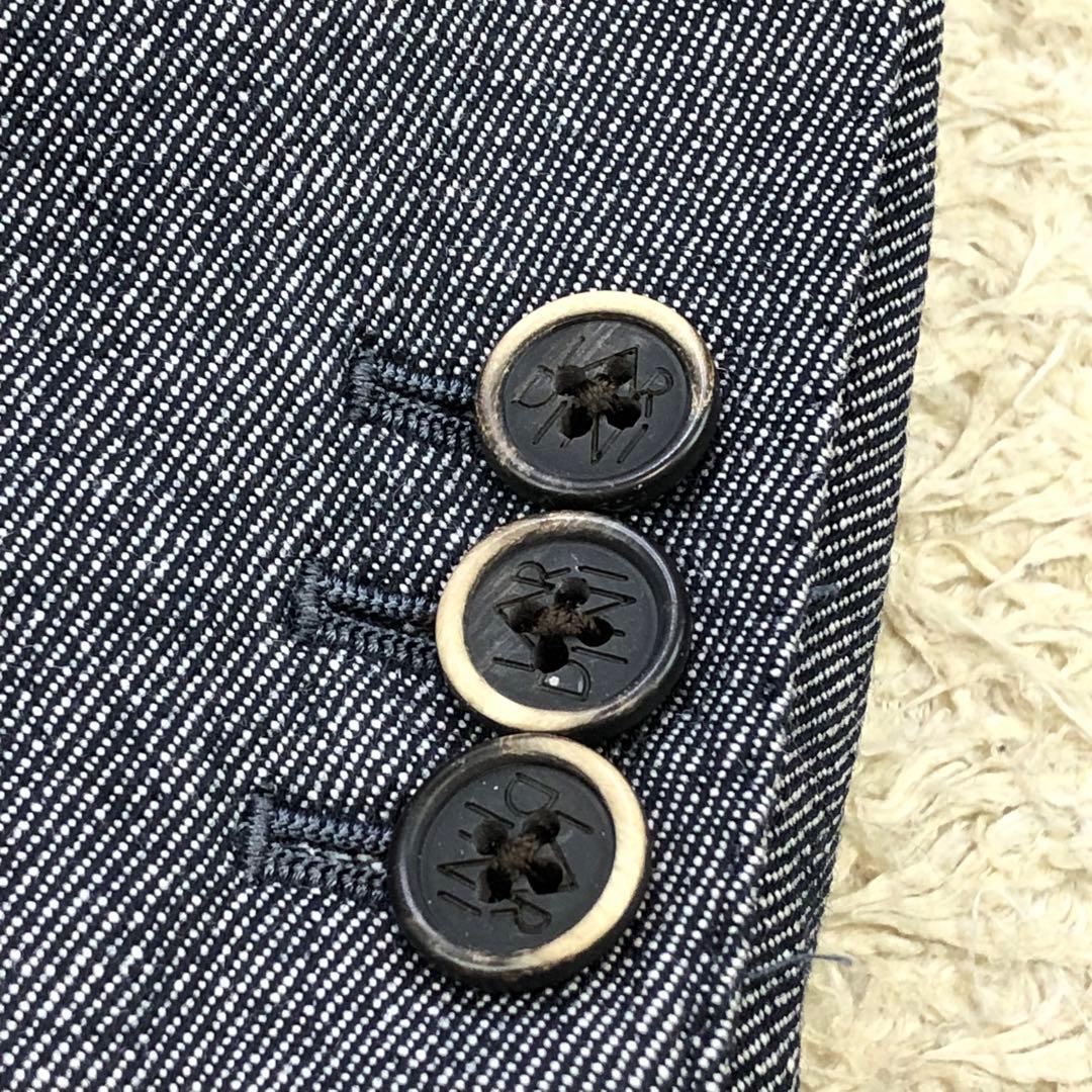 美品⭐ラルディーニ ダブルブレスト テーラードジャケット ウール コットン 44