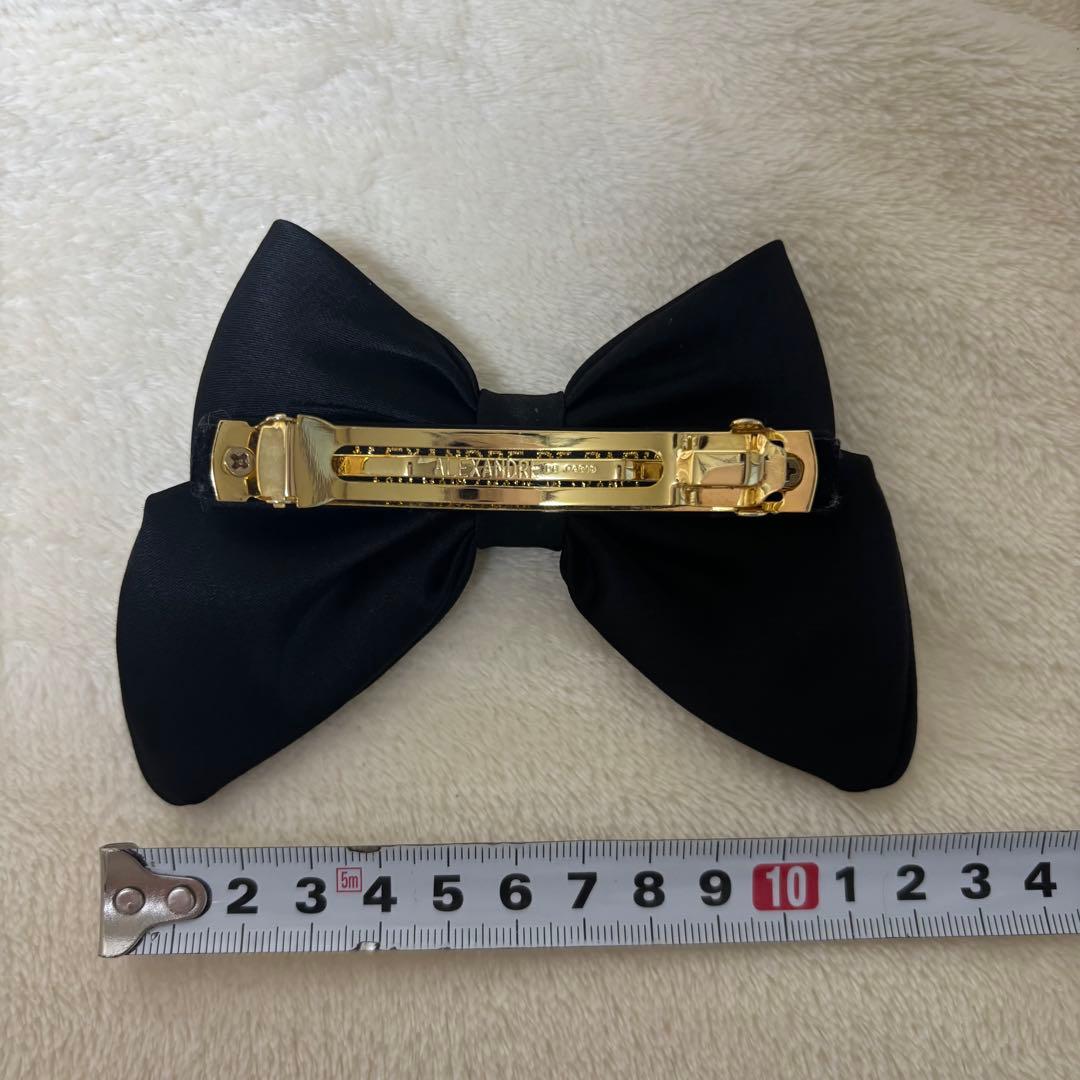 【美品】アレクサンドルドゥパリ　リボンバレッタ
