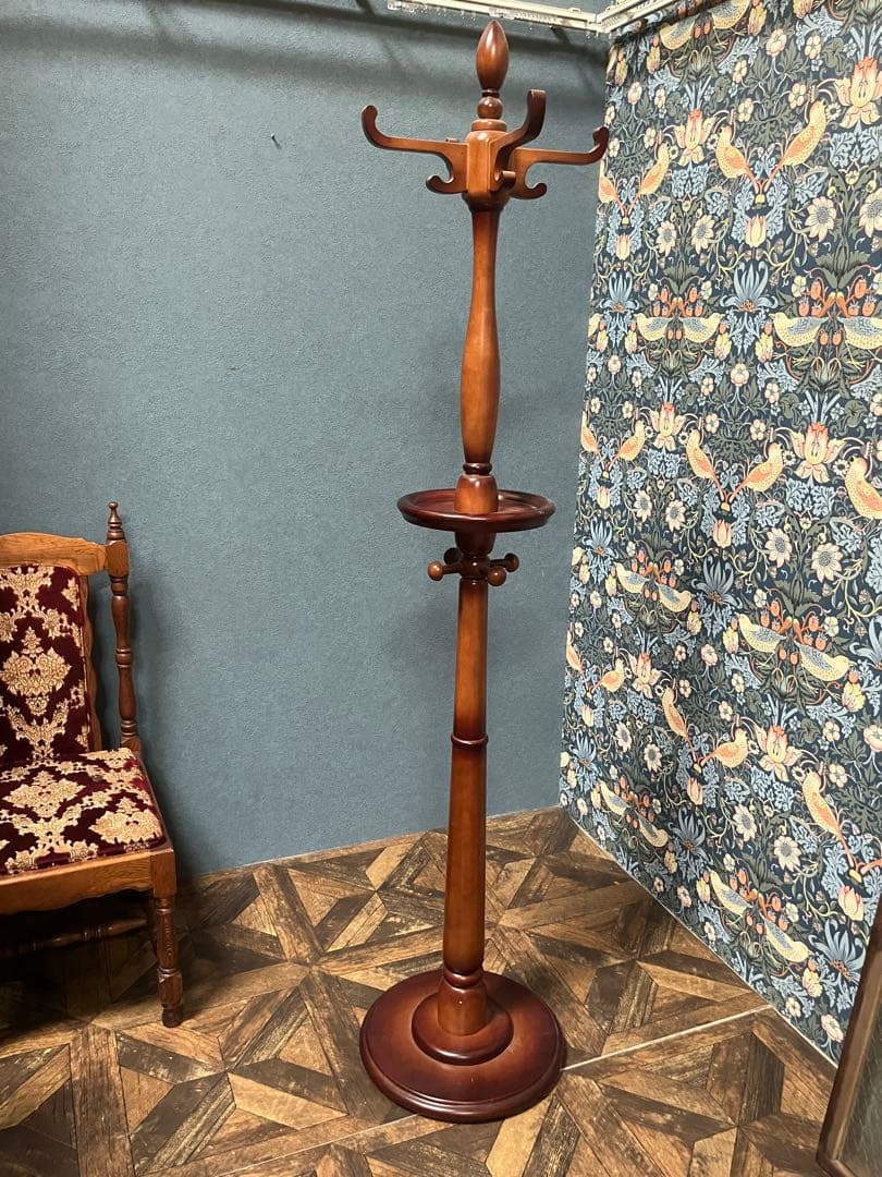 木製 アンティーク ハンガー ポールハンガー インテリア 当時物 昭和レトロ