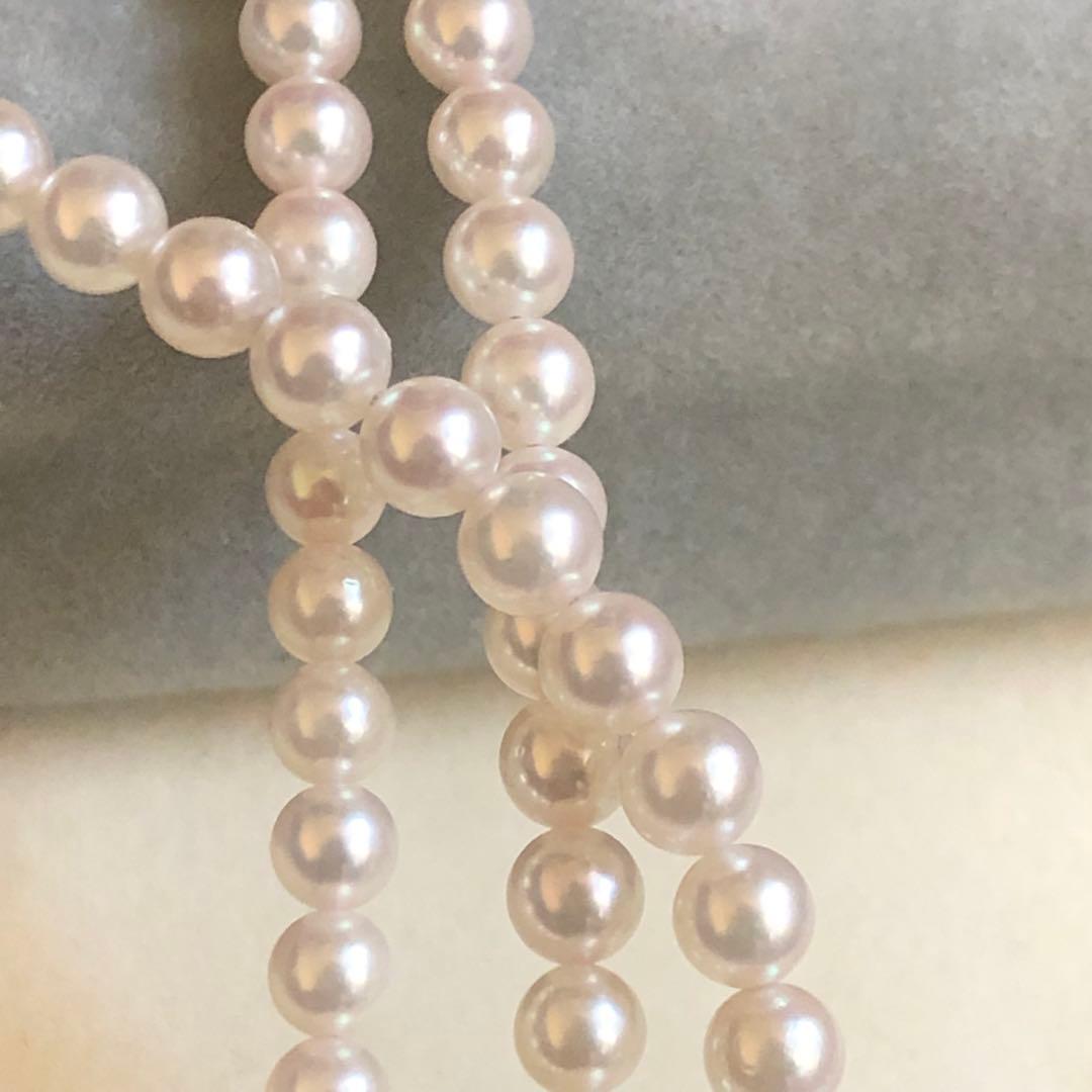 アコヤ真珠 ベビーパール セミロングネックレス マチネー 糸替え済み