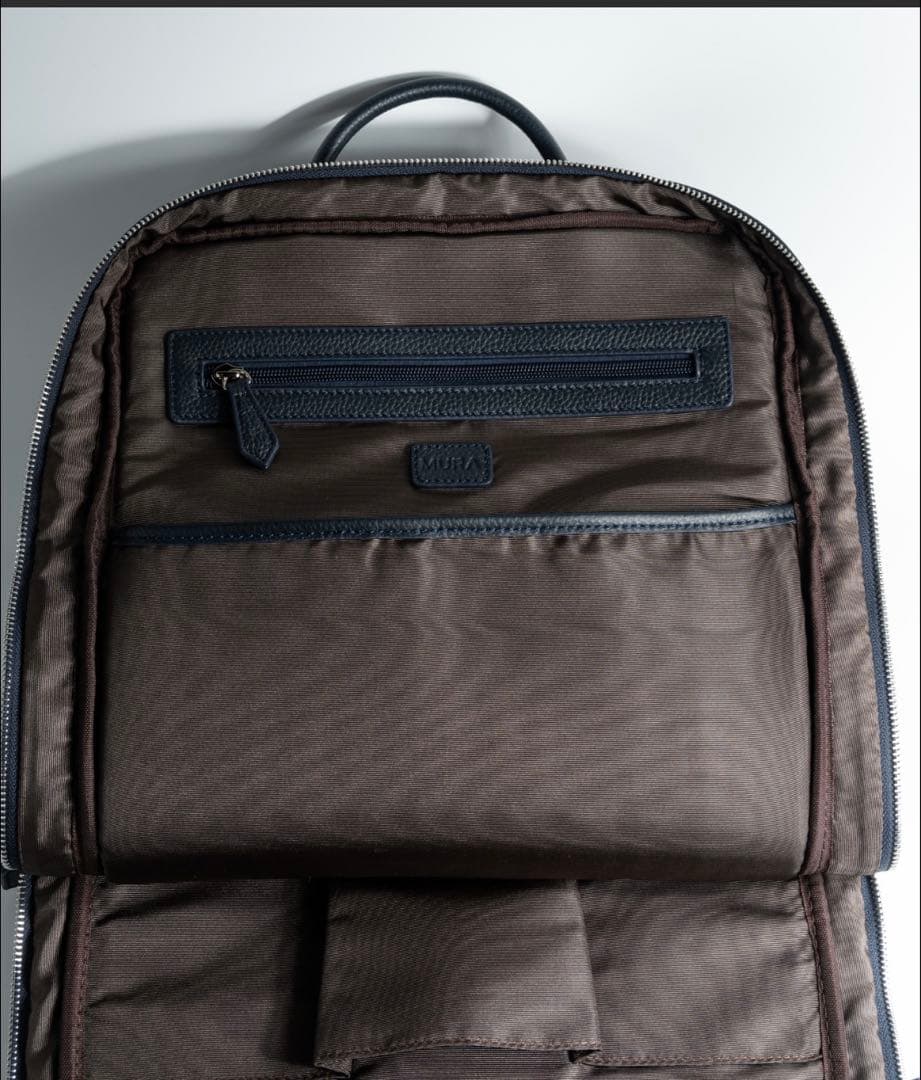 MURA 薄マチリュック ビジネスリュック レザーリュック
