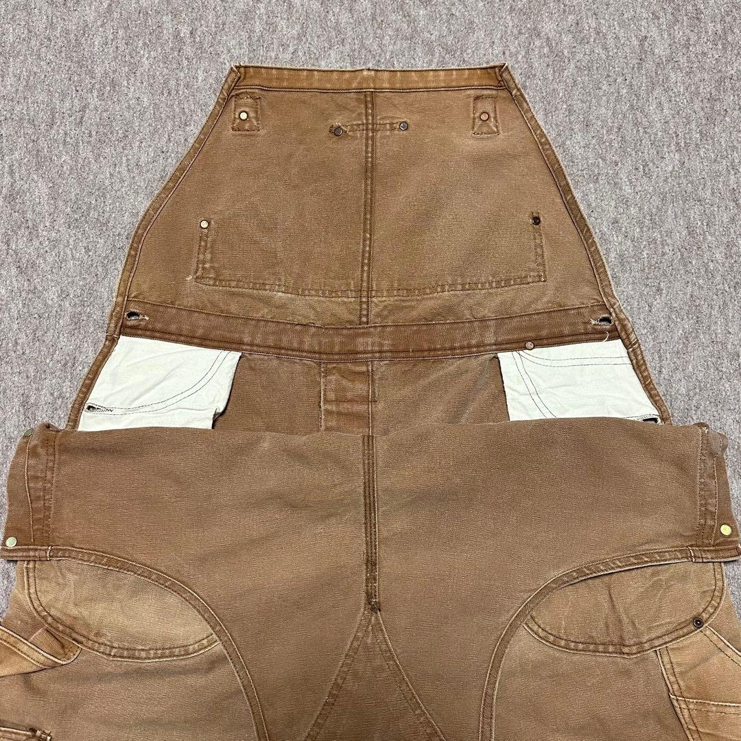 Lee オーバーオール ブラウンダック ダブルニー 山ポケ 60s 70s