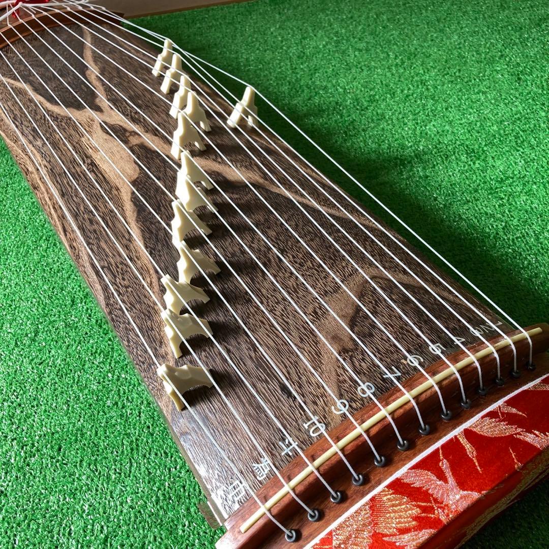 ゼンオン 文化琴 13弦 和楽器 ケース付き　②