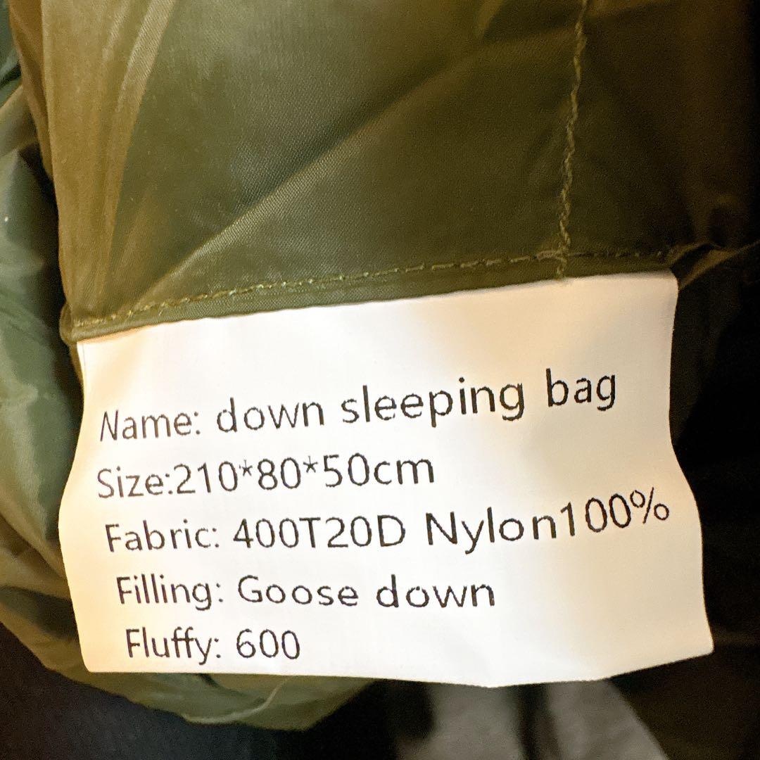 未使用❤️キャンプグリーブ ダウンシュラフ 秋冬春用 寝袋 アウトドア キャンプ