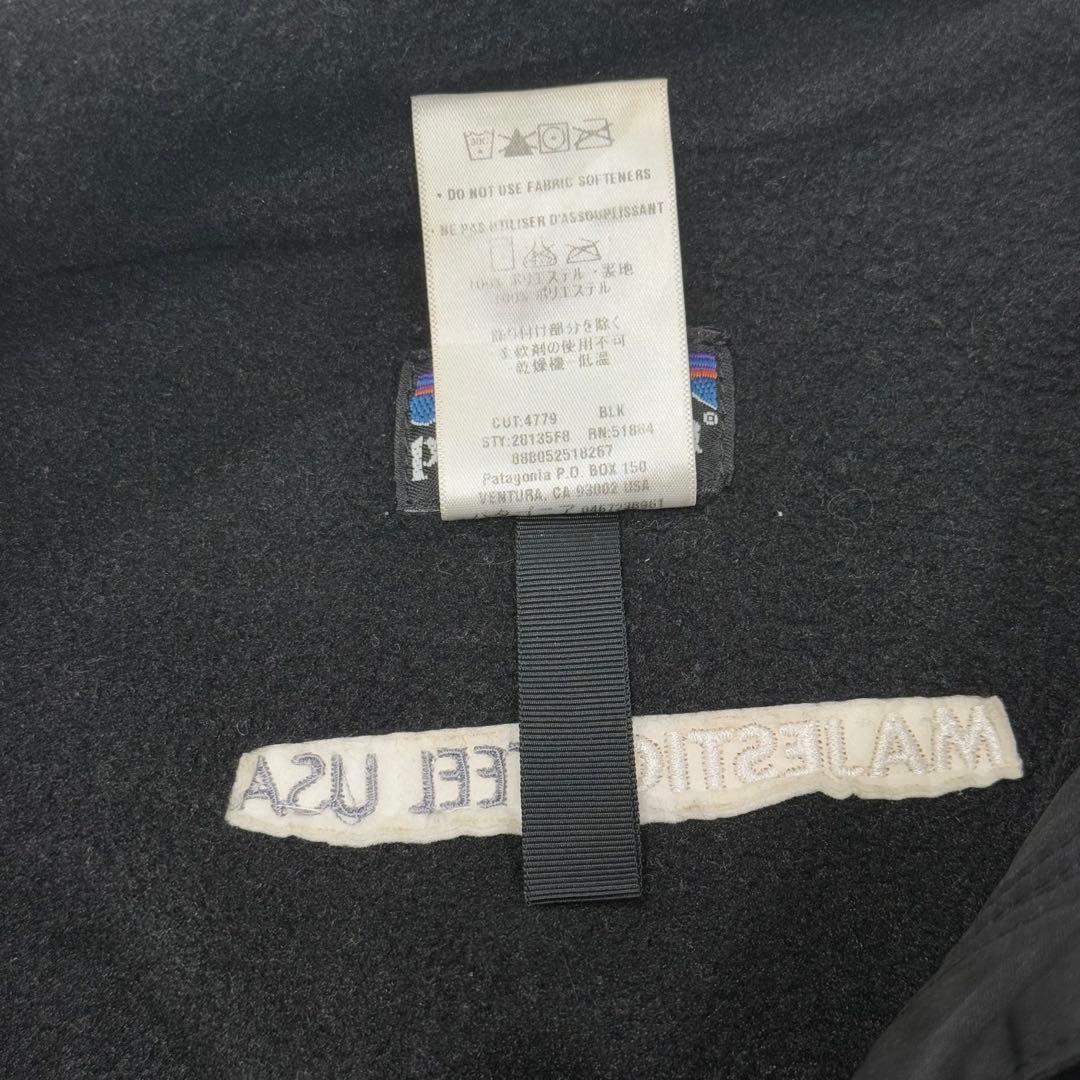 古着 00s パタゴニア シェルドシンチラ ナイロン ジャケット ブラック 黒①