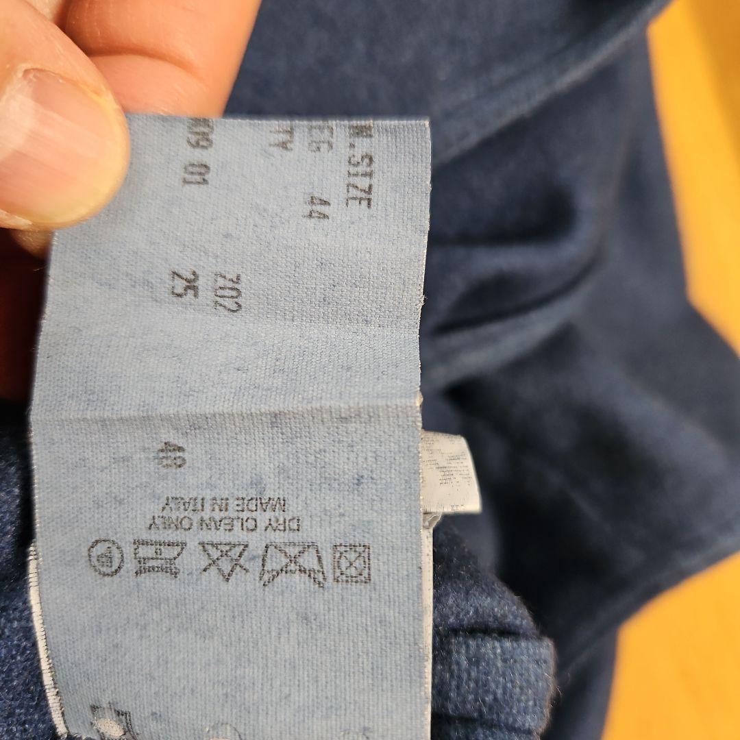 【新品に近い】ラルディーニ　秋冬ジレ　カシミア100%　S44　定価約9万円