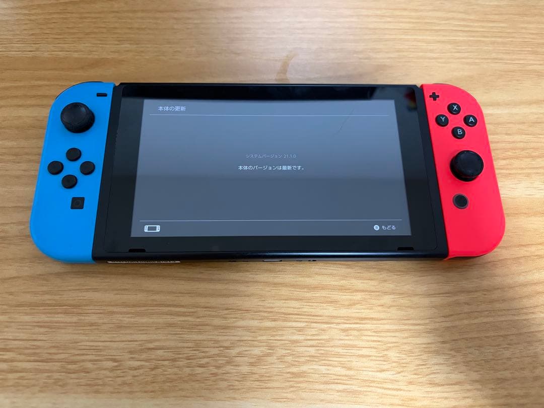 Nintendo Switch 本体 青/赤 ジョイコン付き　焼きつきあり