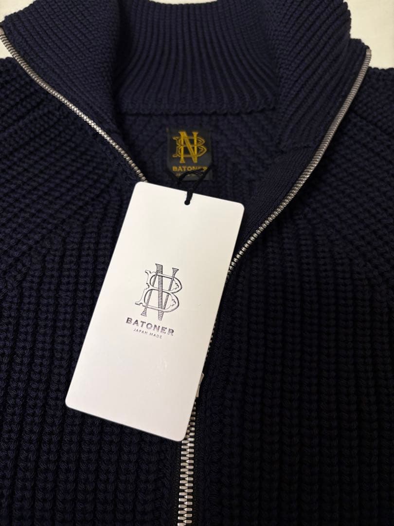 【新品・未使用・タグ付】バトナー シグネチャードライバーズニット
