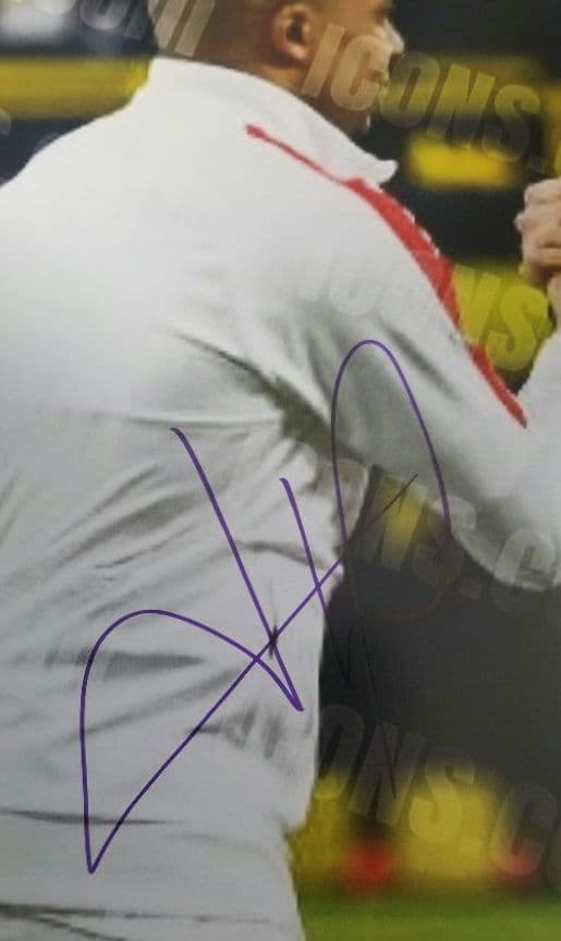 ICONS　エムバペ　ハーランド　直筆サイン　フォトグラフ　写真