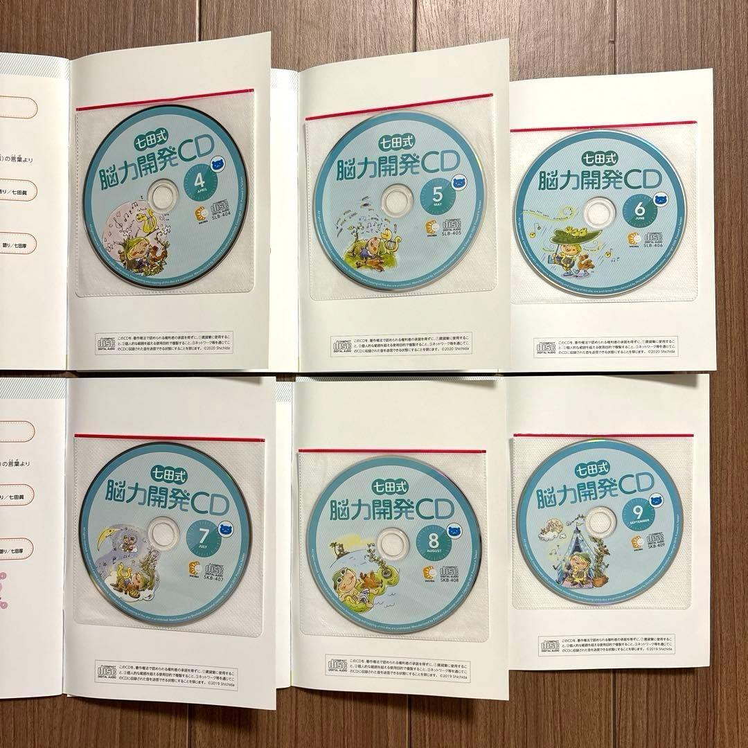 七田式 能力開発CD 年中 くま 12ヶ月セット 1年分