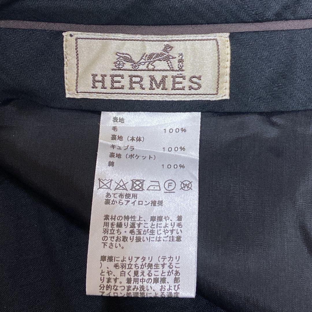 極美品✨HERMES エルメス　パンツ　ネイビー　54