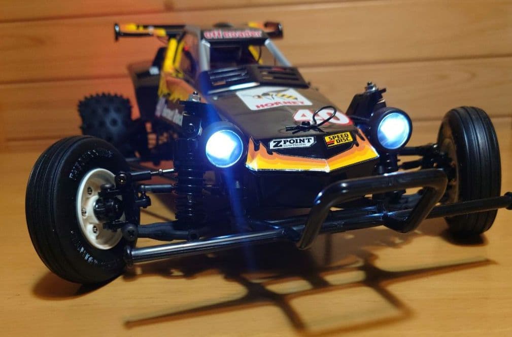 タミヤRCホーネットEVO.(LEDライト付)＆プロポ＆バッテリー充電器完成品