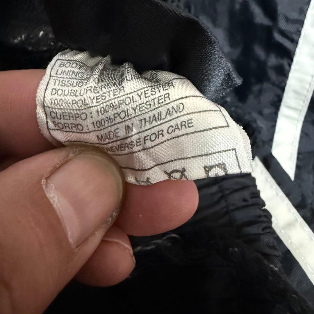 こや‼️adidas 90's ブラック ナイロンセットアップ Lサイズ