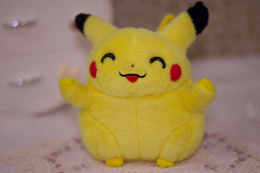 【でんきねずみっち】初期ピカチュウ にっこり バンザイ ちゃん