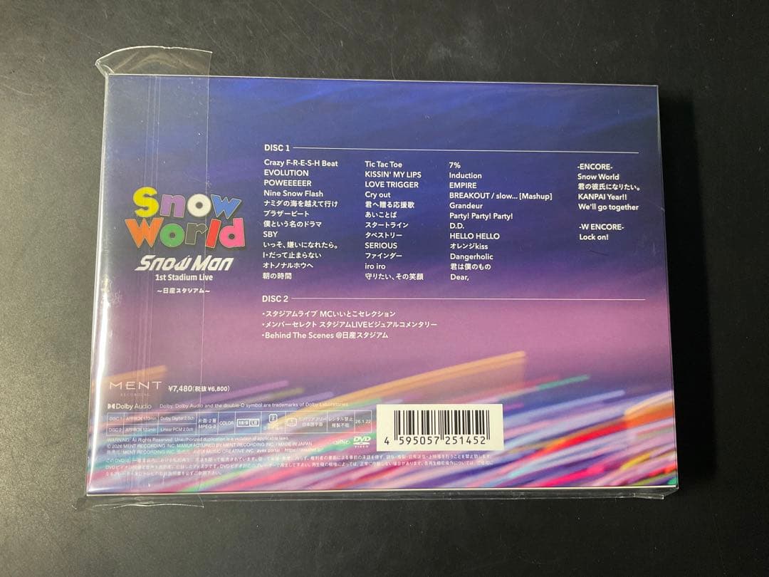 Man スタジアムライブ　  World DVD