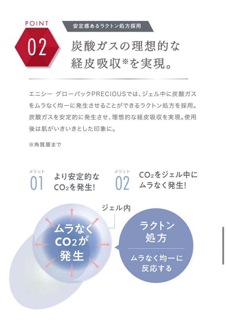 【新年 値下げ】エニシーグローパック フェイシャルジェルパック　10回分×1箱