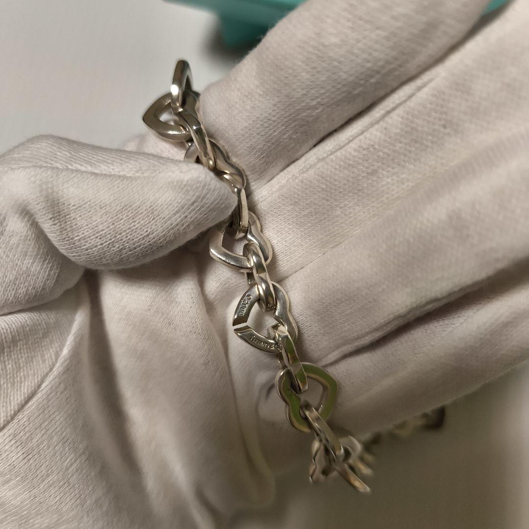 Tiffany & Co. シルバー925 ハートリンクネックレス　750 廃盤