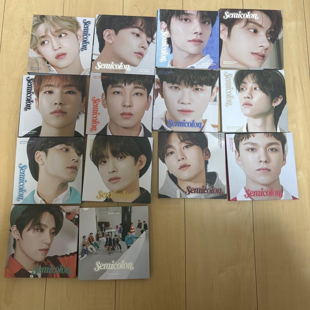 Semicolon CD seventeen セブチ　コンプリート　セット