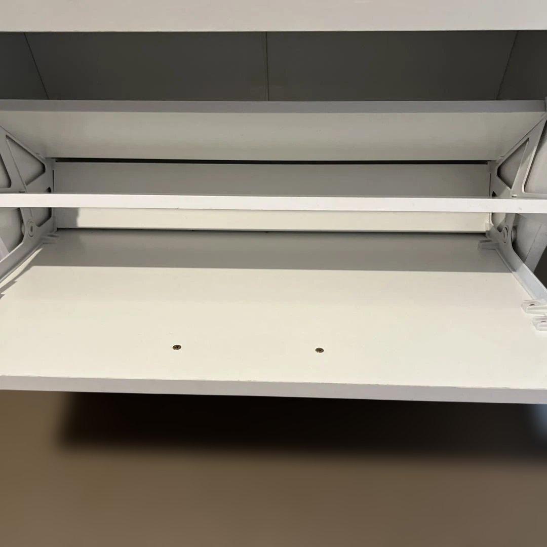 【✨美品】萩原(Hagihara) 4段シューズラック ホワイト