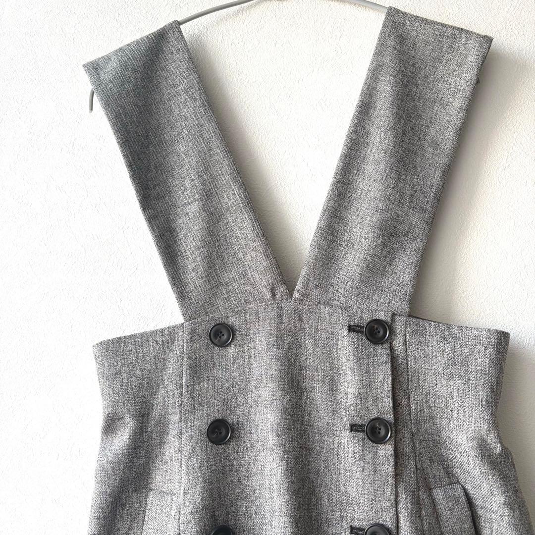 新品✨ PINKY & DIANNE◆デザインショルダージャンパースカート　M