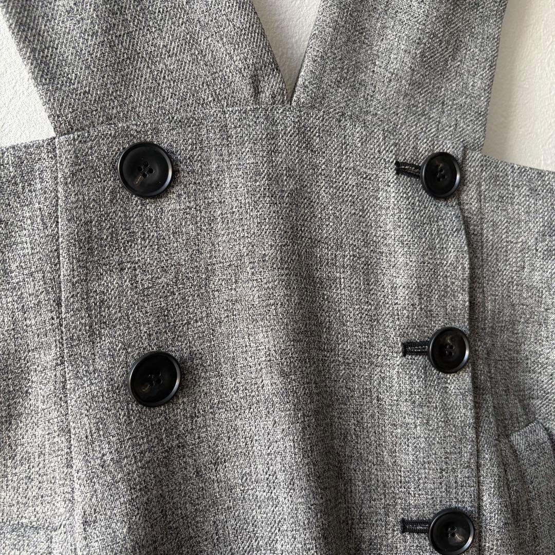 新品✨ PINKY & DIANNE◆デザインショルダージャンパースカート　M