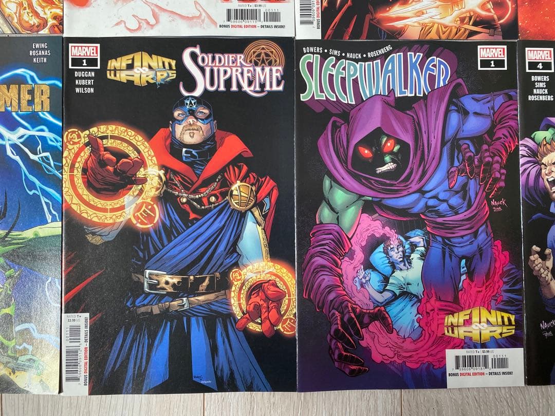 アメコミ スパイダーマン　エックスメン　マーベル　リーフ　 コンプリートセット