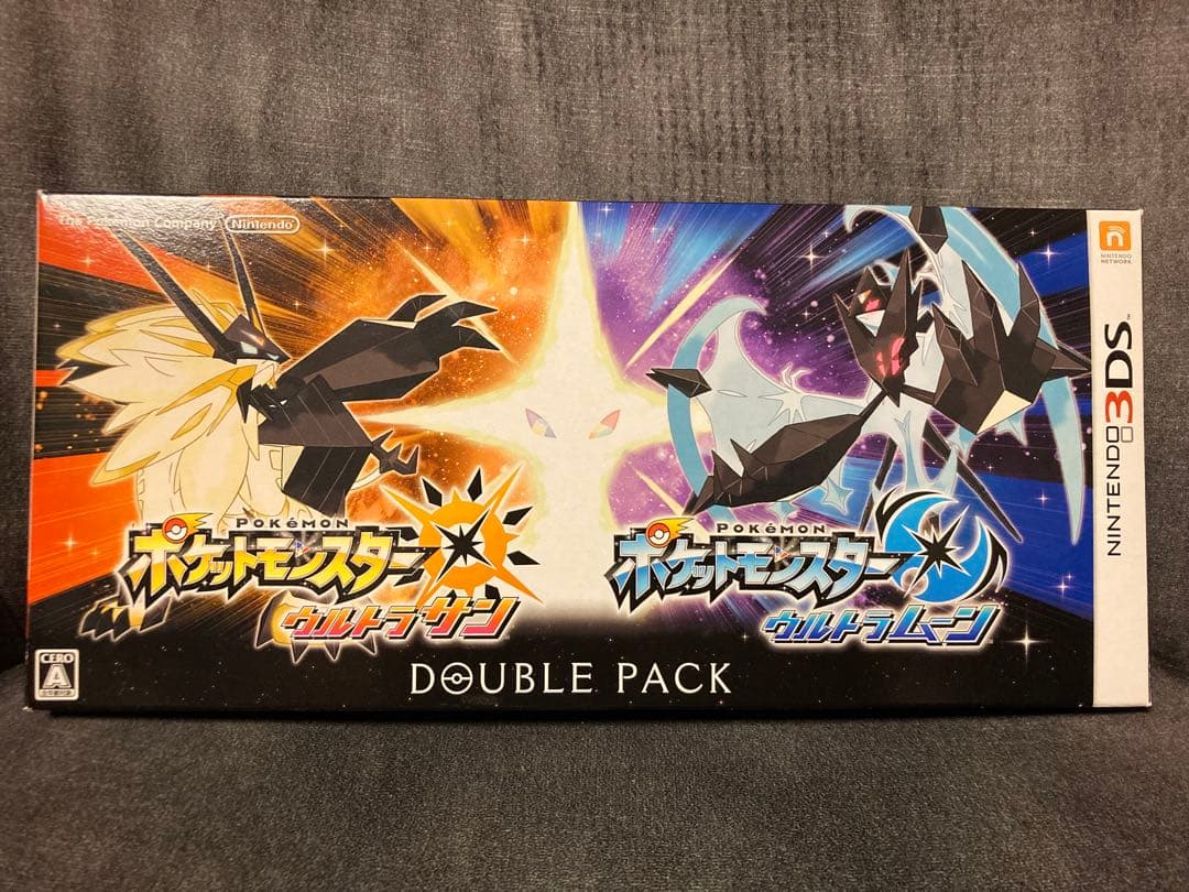 3DS　ポケットモンスター　ウルトラサン　ウルトラムーン　ダブルパック