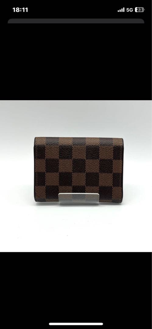 ルイヴィトン　ポルトモネロザリ　ダミエ　ローズバレリーヌ　折り財布