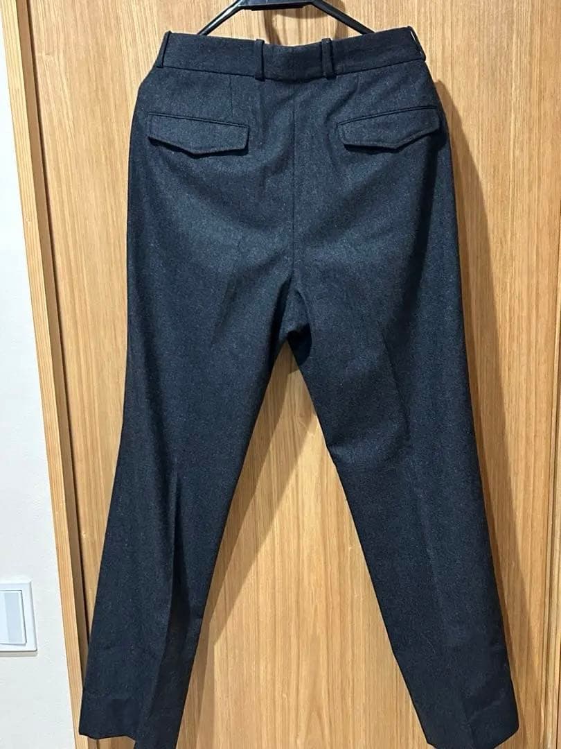 UNITED ARROWS パンツ ライトメルトン モダンストレート