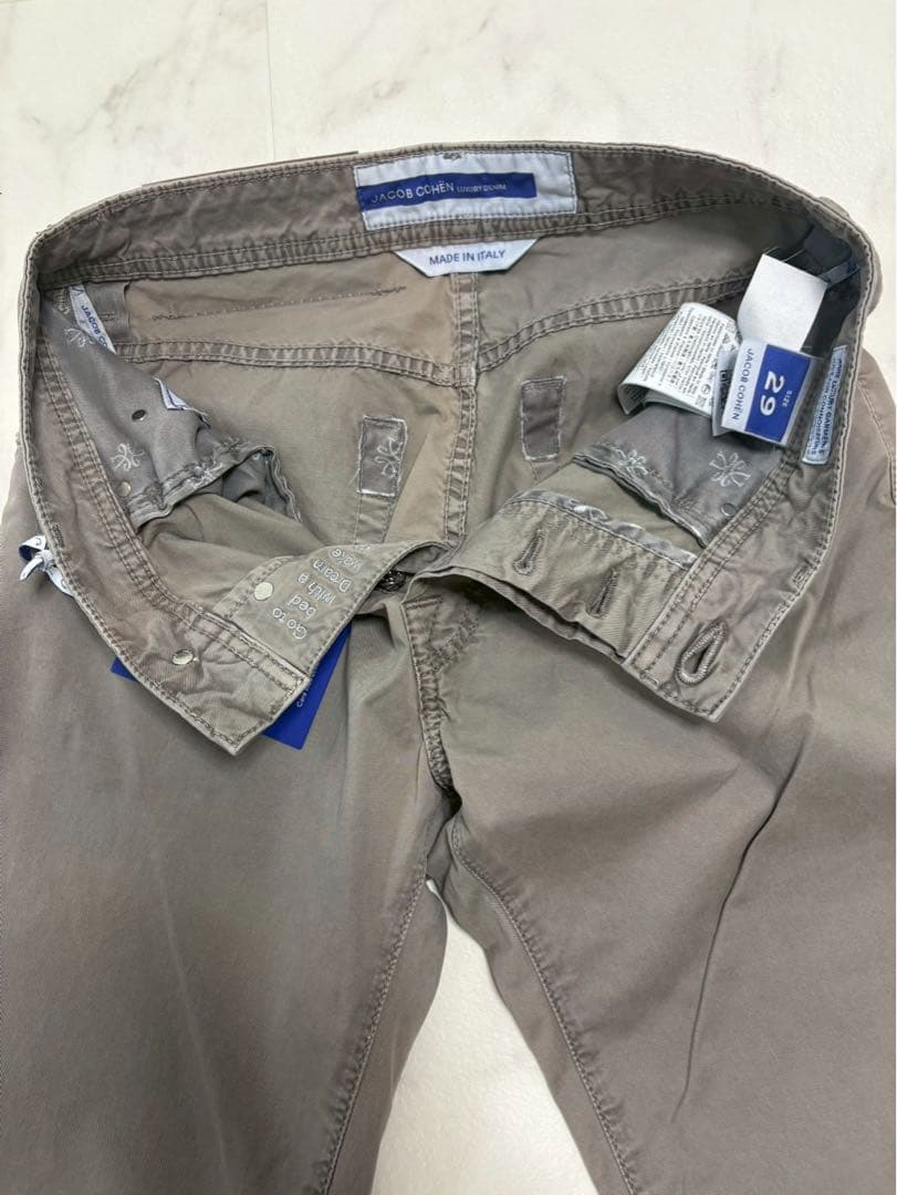 【新品未使用】JACOB COHENコットンストレッチ パンツ
