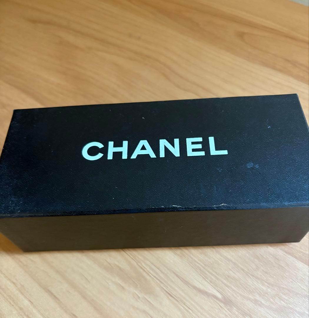 CHANEL　リムレス　サングラス　ラインストーン　ピンク　グラデーション　縁無