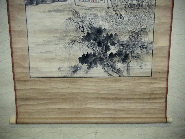 ♥掛軸　山水図　成木 星洲 　掛け軸　骨董品