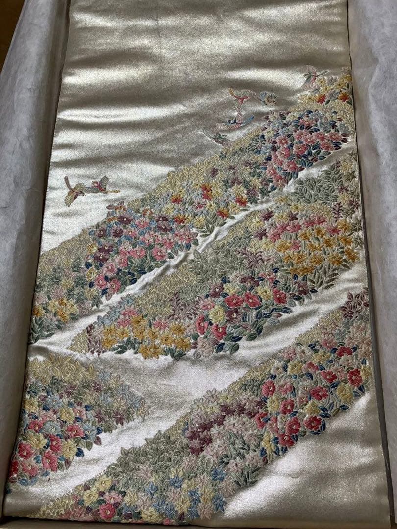 こはるびより名門となみ織物袋帯　新品未使用