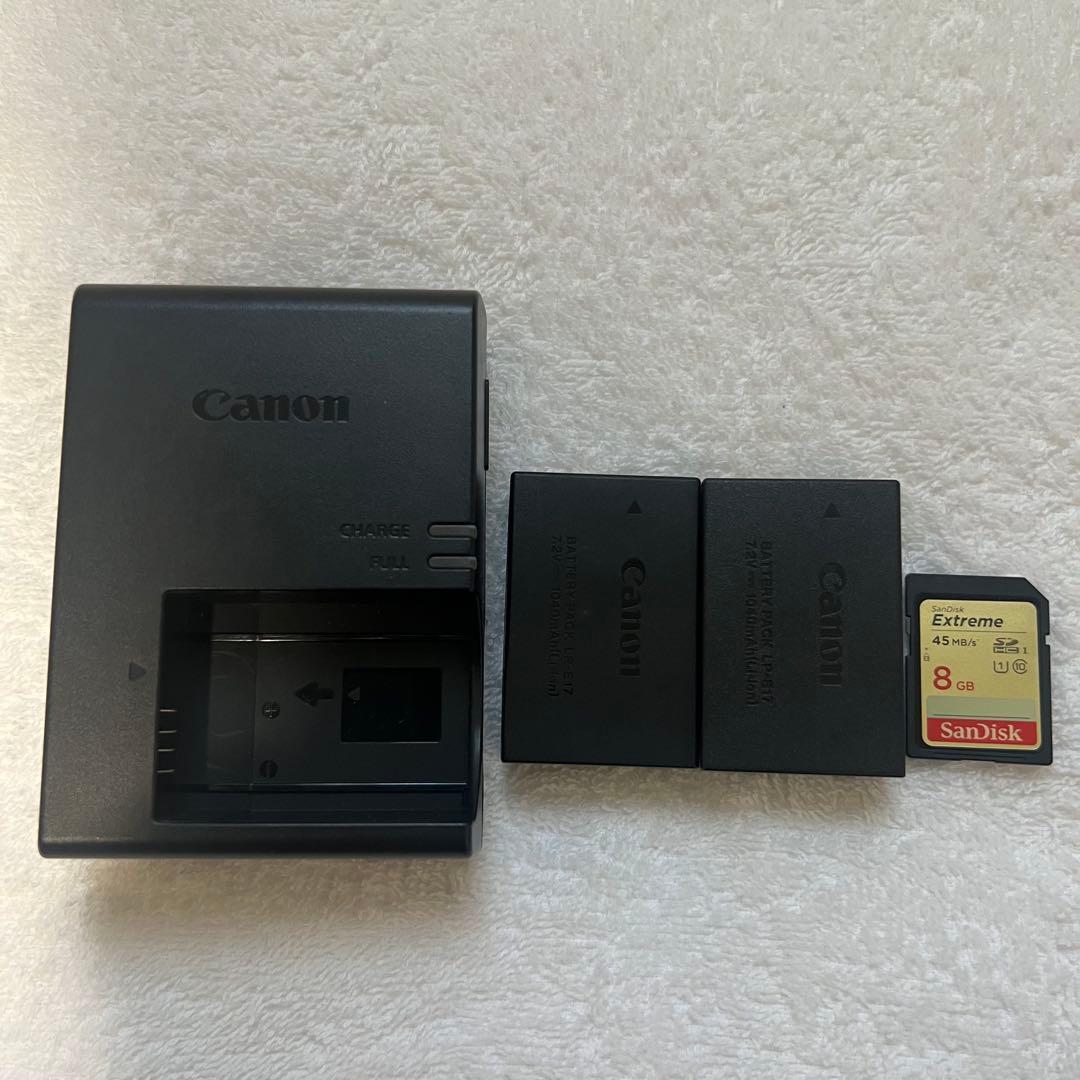 2/10限定値引き！！CanonEOS M6ミラーレスカメラ本体と付属品他