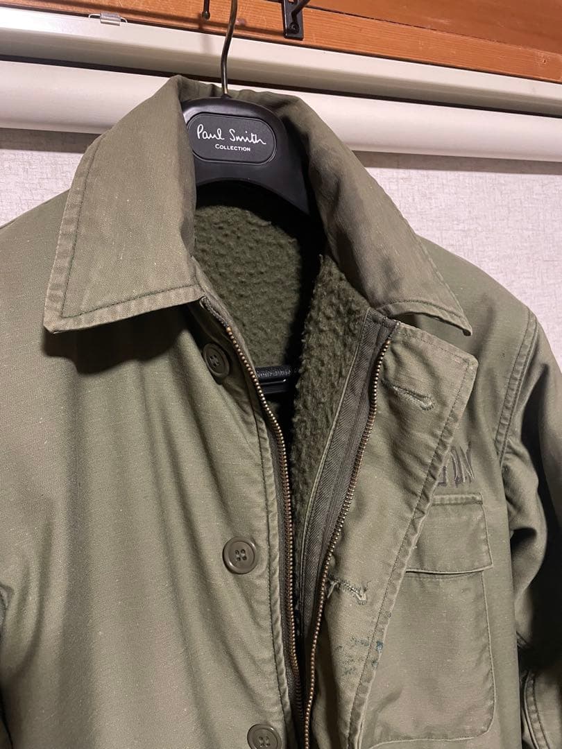 米国軍正規品　A-2デッキジャケット ビンテージ　美品