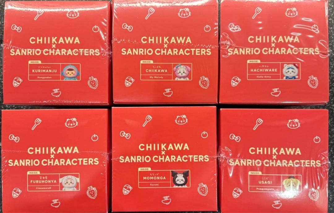 新品未開封 ちいかわ サンリオ kiramekko 6種コンプリートセット