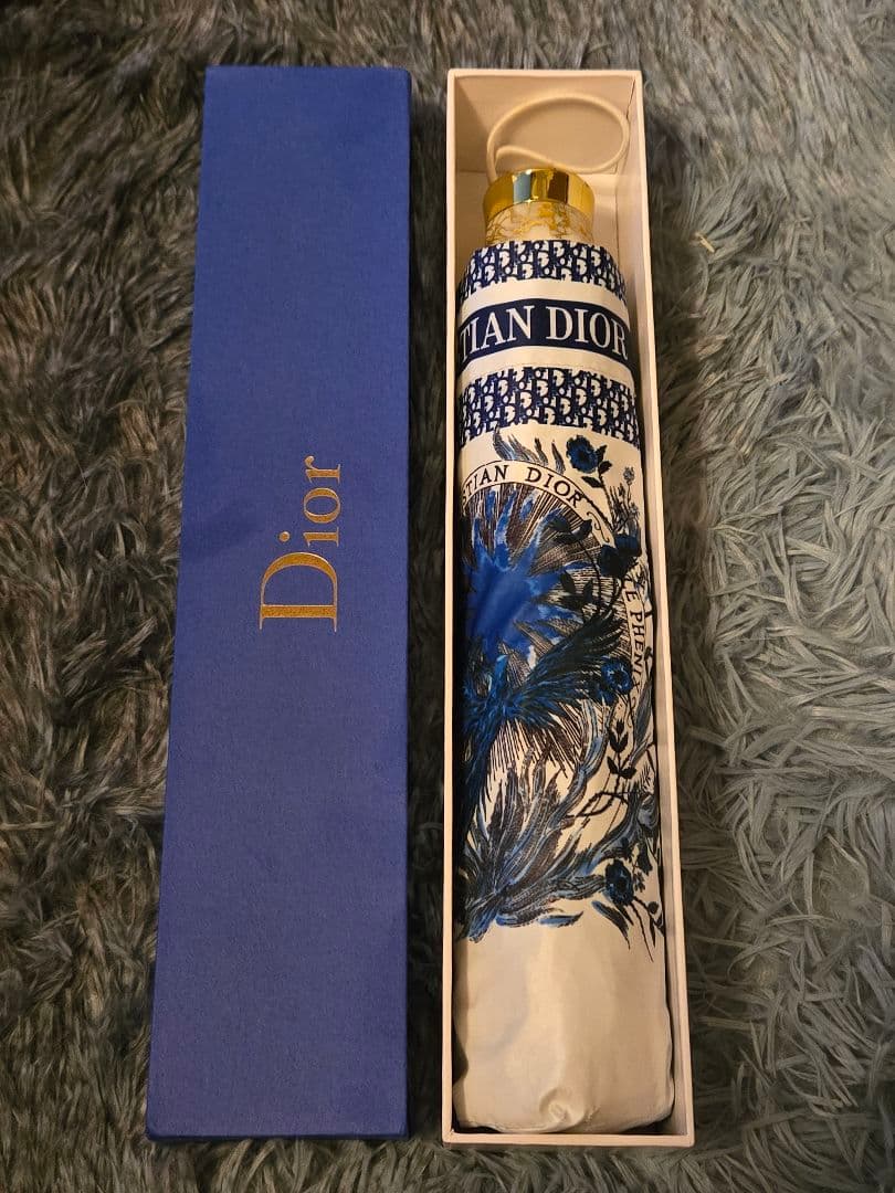 Christian Dior ワンタッチ自動開閉 折りたたみ傘