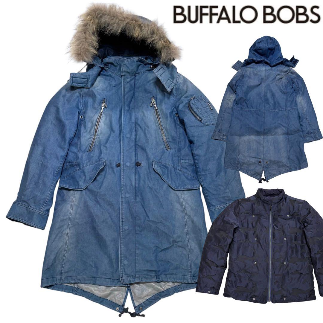 良品■バッファローボブズ■デニム ACE 3WAY M51 ダウン モッズコート