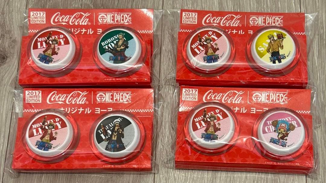 【非売品】ONE PIECE×コカコーラ コラボ ヨーヨー全4種類 コンプリート