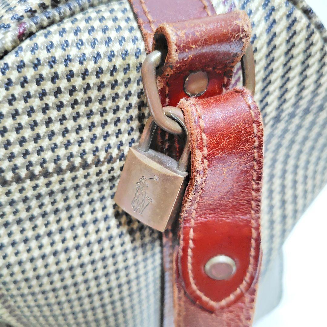 POLO RALPH LAUREN ポロラルフローレン ボストン 千鳥 2WAY