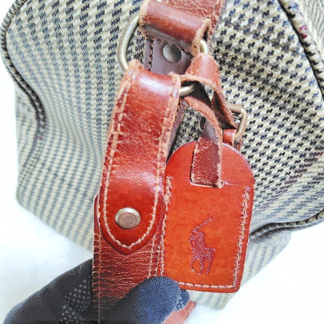 POLO RALPH LAUREN ポロラルフローレン ボストン 千鳥 2WAY