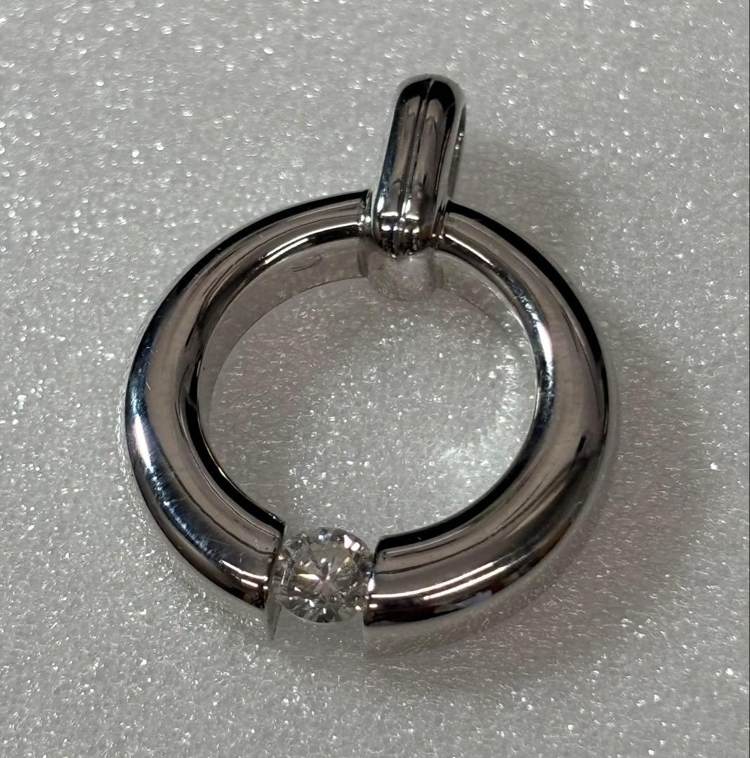 【PT900 /ネックレストップ 】 ダイヤモンド 0.206ct