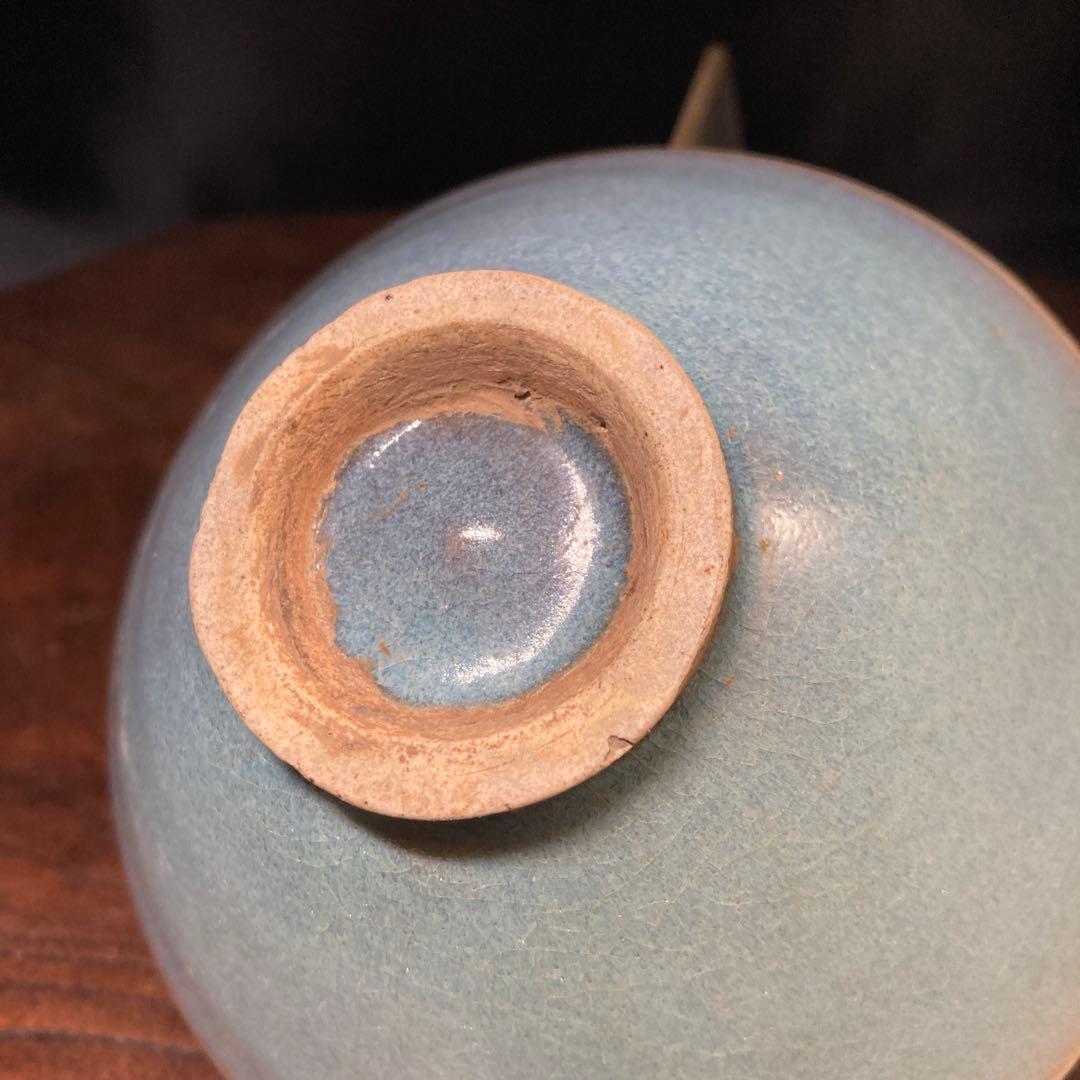 赤札閉店セール❗️【ギャラリー三益】古美術　宋代　鈞窯紫紅釉茶碗