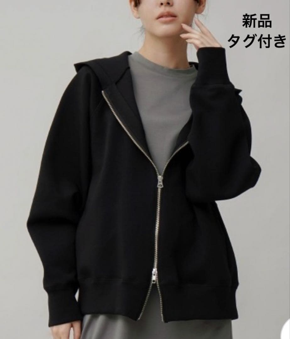 新品　yort 定価¥1万9800円　ダンボールダブルジップパーカー